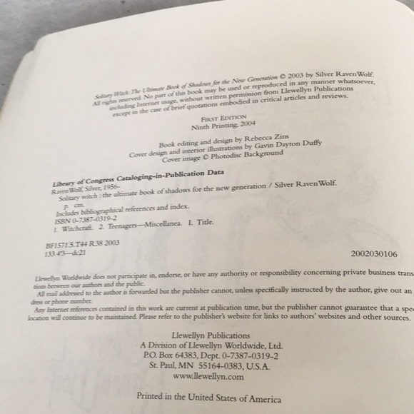 “Solitary Witch, The ultimate Book of Shadows for the new generation” - Picture 3 of 3